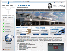 Tablet Screenshot of mondiallogistics.nl